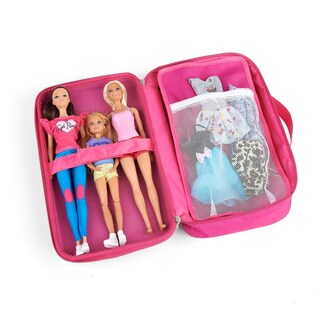 Foto 4 | Foto 4 | Funda De Almacenamiento Con Forma De Tejón Para Muñecas Modernas De 30 Cm, Color Rosa - Venta Internacional.