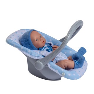 Foto 2 | Foto 2 | Columpio Y Portabebés Portátil Para Muñecas Jc Toys, Color Azul, 2 En 1 - Venta Internacional.