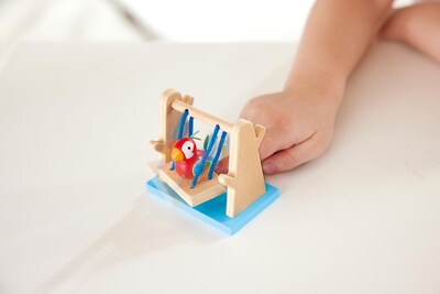 Foto 4 | Foto 4 | Dollhouse Animal Set Hape Family Pets, Loro De Madera, Hámster, Perro Y Gato - Venta Internacional.