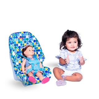 Foto 1 | Foto 1 | Asiento Elevador De Juguete Y Asiento De Coche Funcional Para Muñecas Joovy Blue - Venta Internacional.