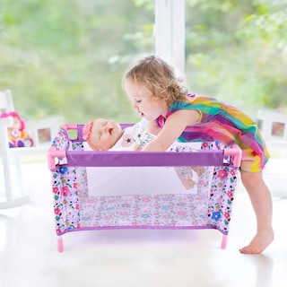 Foto 6 | Foto 6 | Cuna Para Muñecas Babeside Reborn Con Bolsa De Almacenamiento Para Muñecas De 43 A 53 Cm - Venta Internacional.