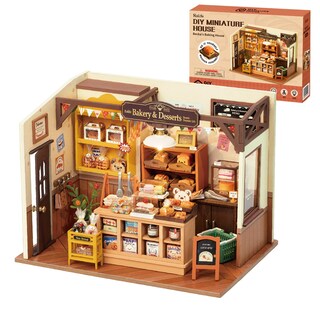 Foto 1 | Foto 1 | Kit De Casa En Miniatura Rolife Becka's Baking House Con Led 1:20 - Venta Internacional.