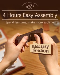 Foto 4 | Foto 4 | Kit De Casa En Miniatura Rolife Becka's Baking House Con Led 1:20 - Venta Internacional.