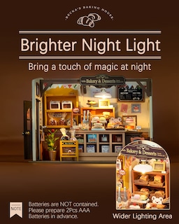 Foto 5 | Foto 5 | Kit De Casa En Miniatura Rolife Becka's Baking House Con Led 1:20 - Venta Internacional.