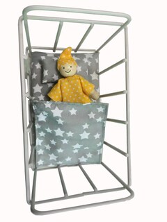Foto 6 | Foto 6 | Mueble De Dormitorio Dollhouse, Cama De Metal Con Colchón Y Almohada - Venta Internacional.
