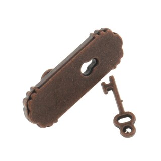 Foto 4 | Foto 4 | Juego De Pomos Y Llaves En Miniatura Para Casa De Muñecas, Color Bronce A Escala 1:12 - Venta Internacional.