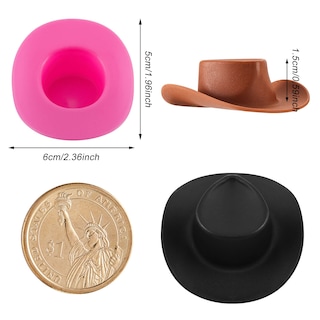 Foto 2 | Foto 2 | Sombrero De Vaquera En Miniatura Para Decoración De Casas De Muñecas (20 Unidades) - Venta Internacional.