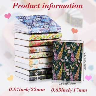 Foto 2 | Foto 2 | Miniatures Dollhouse Books Skylety, Escala 1:12 X24 (floral) - Venta Internacional.
