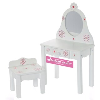 Foto 1 | Foto 1 | Juego De Tocador De Dormitorio Emily Rose De Doll Furniture Con Silla De 18 Pulgadas - Venta Internacional.