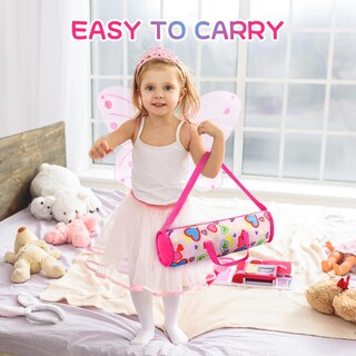 Foto 3 | Foto 3 | Cuna Babeside Para Muñecas De 17 A 21 Años Con Bolsa De Almacenamiento, Color Rosa - Venta Internacional.