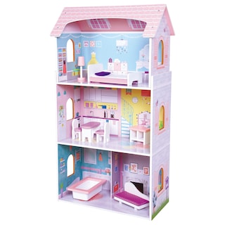 Foto 1 | Foto 1 | Casa de Muñecas de Madera para Niñas Scarlett Kids House color Rosa