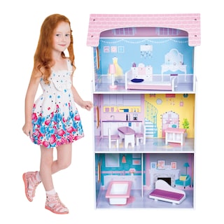 Foto 3 | Foto 3 | Casa de Muñecas de Madera para Niñas Scarlett Kids House color Rosa