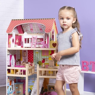 Foto 7 | Foto 7 | Casa de Muñecas con Muebles Kids House color RosaCasita para Niñas Emily
