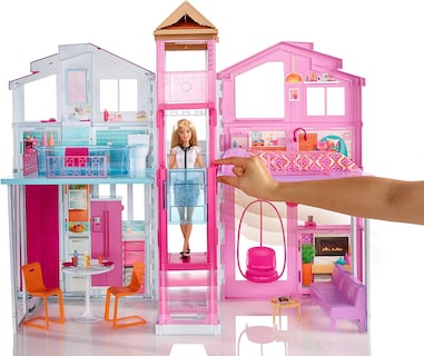 Foto 3 | Foto 3 | Venta Internacional - Casa Barbie de 3 Pisos con Paraguas Emergente Multicolor