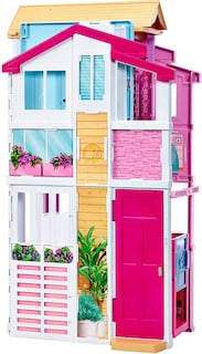 Foto 8 | Foto 8 | Venta Internacional - Casa Barbie de 3 Pisos con Paraguas Emergente Multicolor