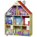 Playhouse Peppa Pig Deluxe De Madera, 8 Habitaciones Con 2 Figuras De 29 Pulgadas - Venta Internacional.