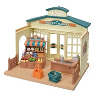 Calico Critters De Grocery Market, Crema Y Marrón, Con 30 Unidades - Venta Internacional.
