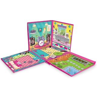 Foto 4 | Foto 4 | Caja De Juguetes Y Tapete Barbie Zipbin 40 Doll Dream House - Venta Internacional.