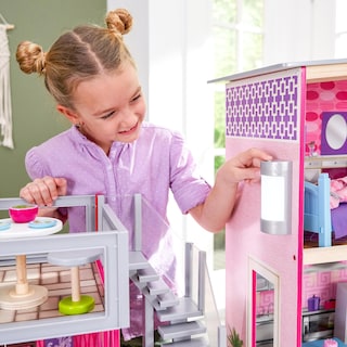 Foto 4 | Foto 4 | Casa De Muñecas Kidkraft Uptown De Madera Moderna Con Luces Y Sonidos - Venta Internacional.