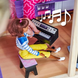 Foto 5 | Foto 5 | Casa De Muñecas Kidkraft Uptown De Madera Moderna Con Luces Y Sonidos - Venta Internacional.
