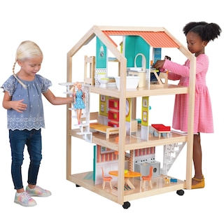Foto 1 | Foto 1 | Casa De Muñecas Kidkraft So Stylish Mansion Wooden 360 Play, Más De 3 Años - Venta Internacional.