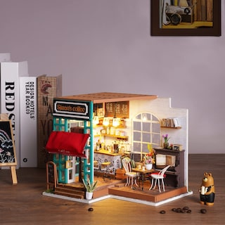 Foto 7 | Foto 7 | Kit Para Hacer Cafeterías En Miniatura Rolife Dg109 Con Muebles - Venta Internacional.