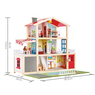 Foto 2 | Foto 2 | Casa De Muñecas Con Forma De Muñeca, Mansión Familiar De 10 Dormitorios Con Accesorios - Venta Internacional.