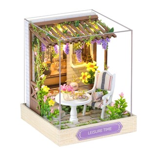 Foto 2 | Foto 2 | Kit De Casa De Muñecas En Miniatura Para Hacer Tú Mismo, Casa De Muñecas De Madera Con Luces Led - Venta Internacional.