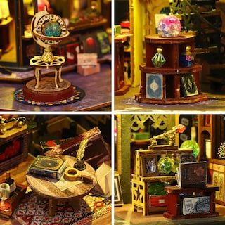 Foto 6 | Foto 6 | Miniatura De Bricolaje Con Muebles De Dollhouse Magic Shop Shangyiwan - Venta Internacional.
