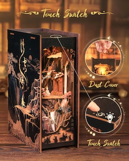 Foto 7 | Foto 7 | Juego De Rincón Para Libros Diy Cutebee: La Leyenda De Wukong, Rompecabezas 3d - Venta Internacional.