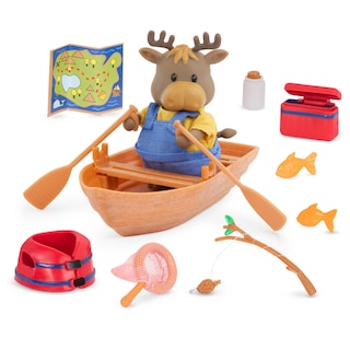 Foto 7 | Foto 7 | Playset Li'l Woodzeez Happy Camper, 35 Unidades Con Moose Family - Venta Internacional.