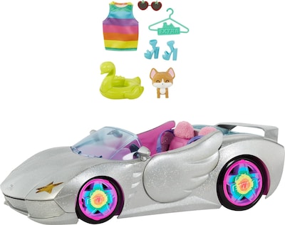 Foto 1 | Foto 1 | Venta Internacional- Barbie Extra, Coche Convertible Extra, Set De Vehículo Para Transportar Dos Muñecas Con Todo El Estilo