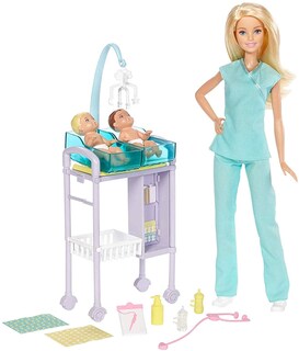 Foto 1 | Foto 1 | Venta Internacional- Barbie Muñeca Profesiones Doctora Pediatra, 2 Pacientes