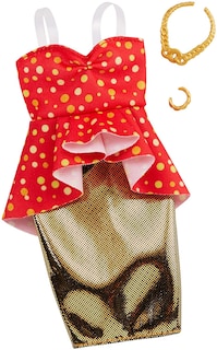 Foto 4 | Foto 5 | Venta Internacional- Ropa Para Barbie: 1 Conjunto Y 2 Accesorios Para Muñecas, 8, Ghw81