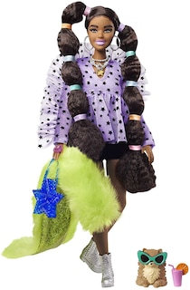 Foto 1 | Foto 1 | Venta Internacional- Barbie Extra Muñeca Afroamericana Articulada Con Coletas Burbujas, Accesorios
