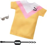Venta Internacional- Ropa Barbie: Muñeca De Traje De La Marca Puma Con 2 Accesorios, Camiseta, Multicolor