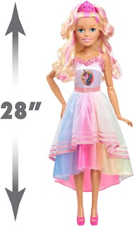 Foto 3 | Foto 3 | Muñeca Barbie Fiesta Unicornio de 72 cm