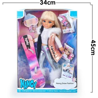 Foto 8 | Foto 8 | Muñeca Nancy Fashion en la Nieve