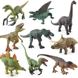 Foto 1 | Foto 1 | Venta Internacional - Juego De Maquetas De Dinosaurios De Simulación De 9 Piezas Para Niños
