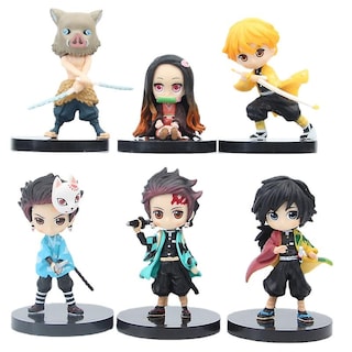 Foto 1 | Foto 1 | Venta Internacional - Juego De Juguetes Para Muñecas Anime Demon Slayer, 6 Piezas, Para Niños