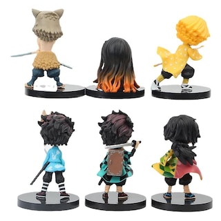 Foto 5 | Foto 5 | Venta Internacional - Juego De Juguetes Para Muñecas Anime Demon Slayer, 6 Piezas, Para Niños