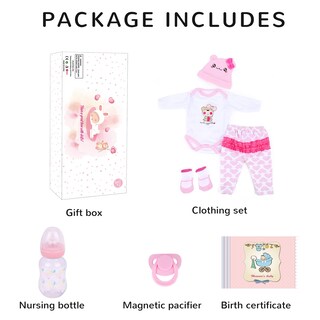 Foto 6 | Foto 6 | Venta Internacional - Muñeca Reborn Charex Lucy De Vinilo Suave Realista De 40 Cm Para Niña