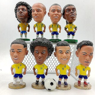 Foto 2 | Foto 2 | Venta Internacional - Figura Brasileña Con Forma De Estrella De Jugador De Fútbol, 6,5 Cm, Pvc