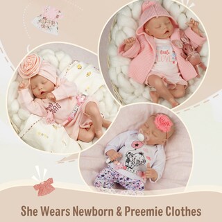 Foto 5 | Foto 5 | Venta Internacional - Muñeca Reborn Jizhi, Realista, Realista, De 43 Cm, Con Kit De Alimentación