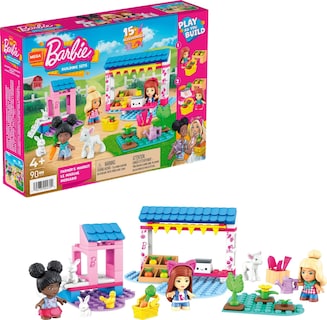 Foto 1 | Foto 1 | Set De Construcción De Juguetes Mega Barbie Farmer's Market Con 3 Micromuñecas - Venta Internacional.