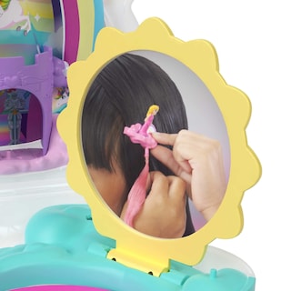 Foto 7 | Foto 7 | Playset Polly Pocket Rainbow Unicorn Salon - Venta Internacional.