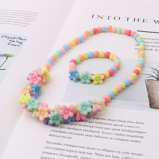 Foto 3 | Foto 3 | Set De Collar Y Pulsera Para Niños Princess Beads - Venta Internacional.