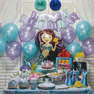 Foto 4 | Foto 4 | Globos De Fiesta Con Forma De Cola De Sirena Para Fiesta De Cumpleaños - Venta Internacional.