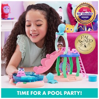 Foto 2 | Foto 2 | Playset Gabby's Dollhouse Pur-rific Pool Con Gabby Y Mercat - Venta Internacional.