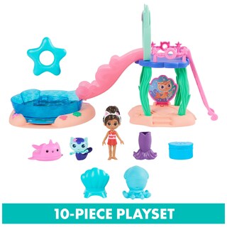 Foto 3 | Foto 3 | Playset Gabby's Dollhouse Pur-rific Pool Con Gabby Y Mercat - Venta Internacional.